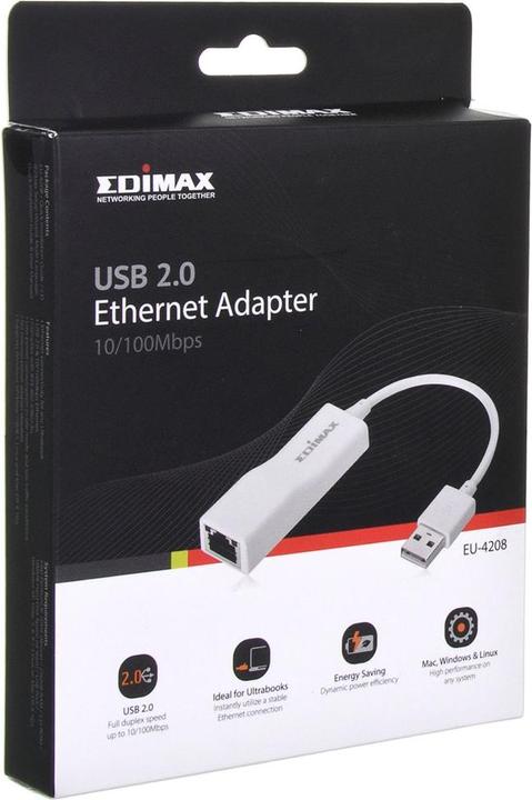 Actual product image edimax Eu-4208 (USB 2.0, RJ45 (1x))