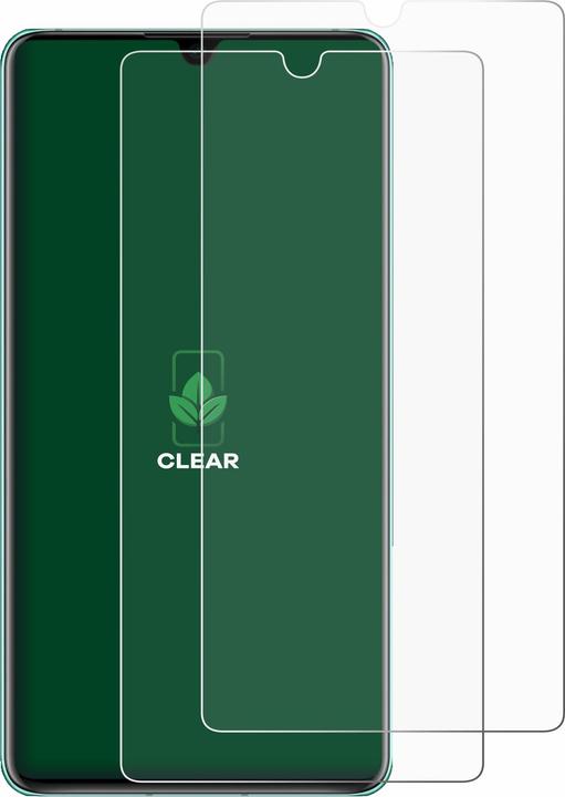 Produktbild ScreenLeaf Schutzfolie nachhaltiger Displayschutz Displayschutzfolie Folie Klar Transparent (2 Stück, Huawei P30)