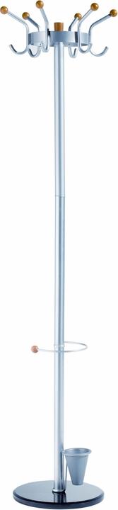 Alco Kapstok 185cm zilver