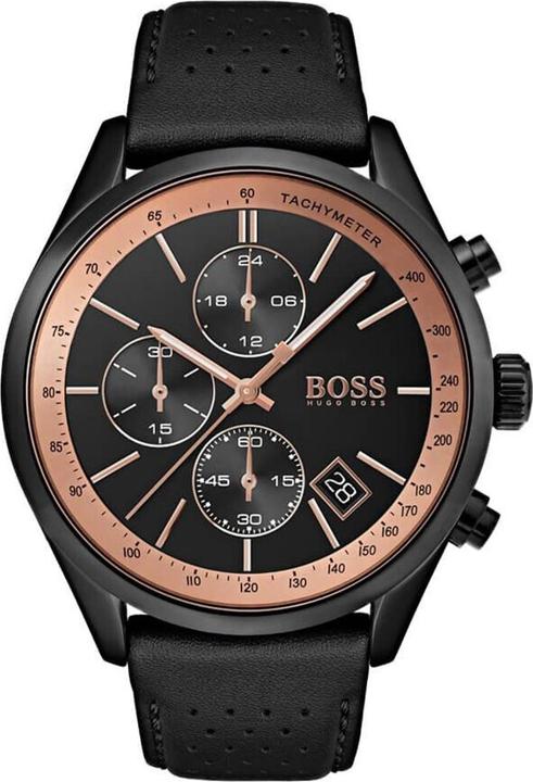 Hugo Boss Herren Grand Prix 1513550 + BOX (Chronograph, 215 mm)