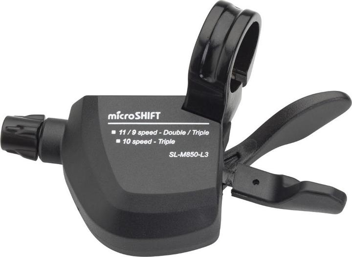 Image du produit Micro Shift Microshift Xle Manet, gauche, 3 -droite, compatible avec Shimano, gâchette Xpress, sans rapport de