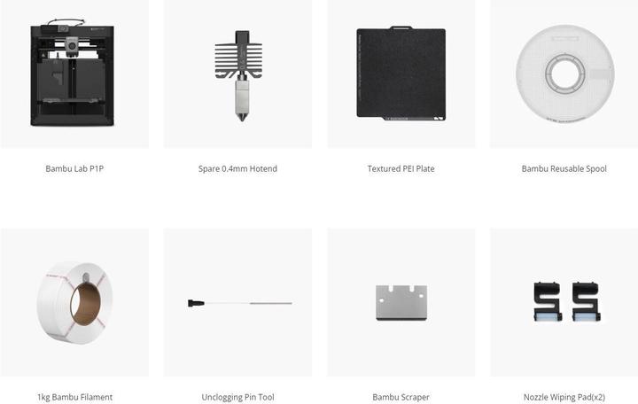 Actual product image Bambu Lab P1P