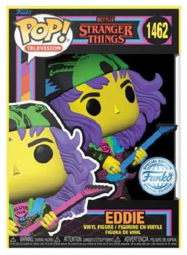 Produktbild Funko POP! Stranger Things Lumière Noire Eddie with Guitar (Finale) Exclusive