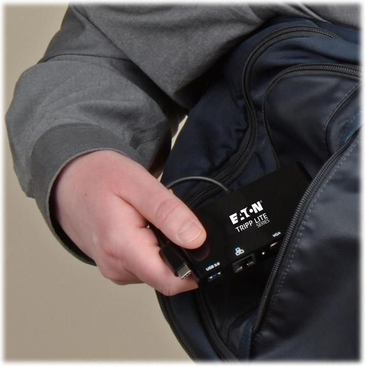 Produktbild Eaton USB-C Multiport Adapter - 4K HDMI VGA USB-A GbE HDCP Black (USB-C)