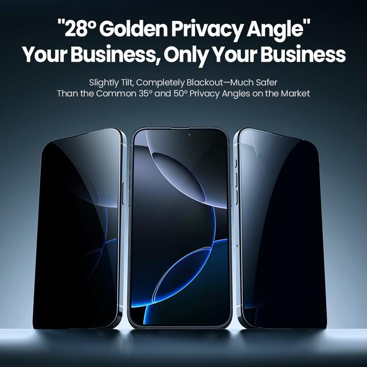 Actual product image Nillkin Guardian iPhone 16 Pro Max Tempered Glass (1 pcs., Apple iPhone 16 Pro Max)