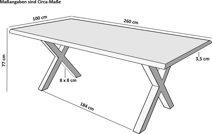 Image du produit SAM Frederik (260 x 100 x 77 cm)