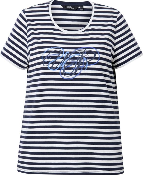 Produktbild Ulla Popken Shirt, Ringel, Classic, Rundhals, Halbarm (62)