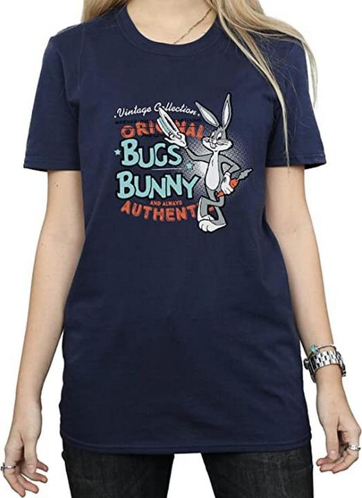 Immagine prodotto Looney Tunes Maglietta boyfriend in cotone vintage di Bugs Bunny (M)