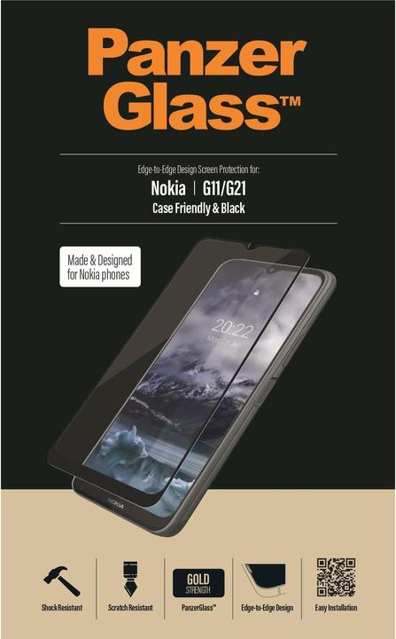 Produktbild PanzerGlass Displayschutz Case Friendly (1 Stk., Nokia G11, Nokia G21)