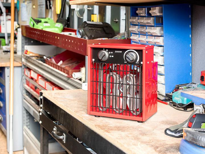 Produktbild AGT Profi-Industrie-Elektro-Heizlüfter mit 2 Heizstufen (2000 W)