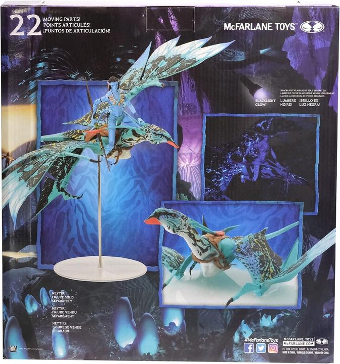 Actual product image McFarlane Avatar figurine Mega Banshee Neytiri's Banshee Seze