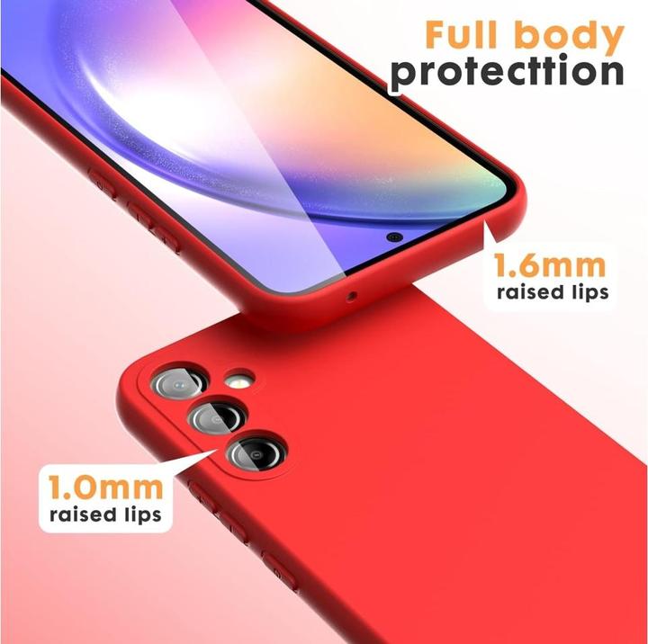 Actual product image Screenguard Samsung Galaxy A54 5G Liquid Silicone Case Cover (Samsung Galaxy A54 5G)