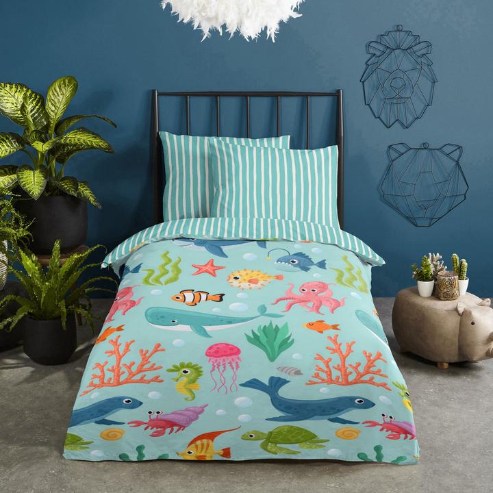 Produktbild Good Morning Kinder-Bettwäsche "Ocean"