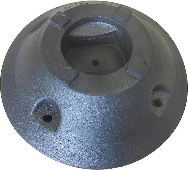 Moravia Pied recyclé, Ø env. 270 mm En caoutchouc recyclé, fixation à baïonnette