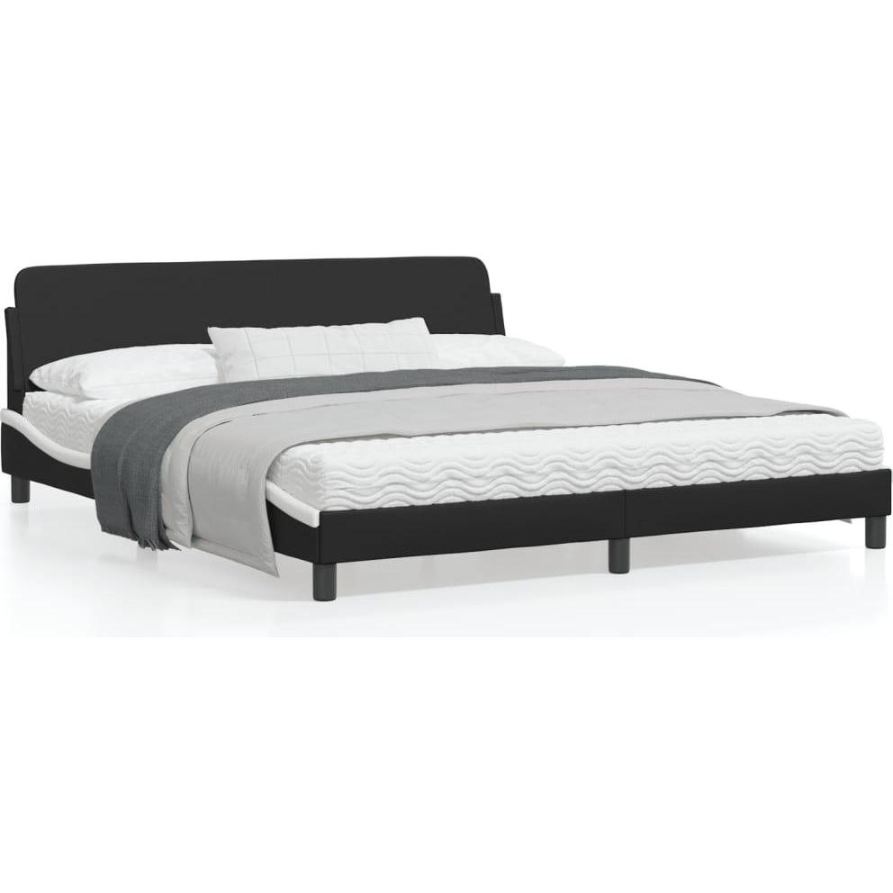 Thumbnail - VidaXL, Bett, Bettgestell mit Kopfteil Kunstleder (180 x 200 cm)