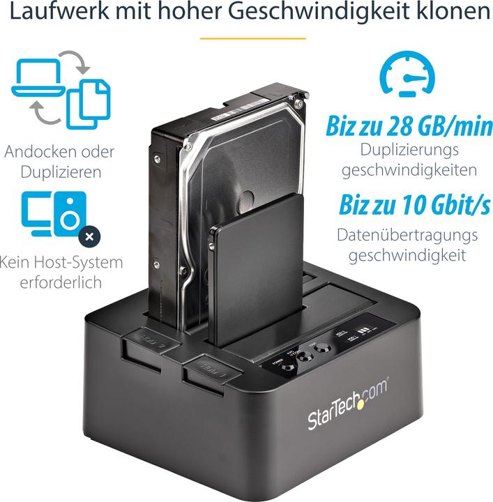 Image du produit StarTech Dock de duplication Usb 3.1 Hdd