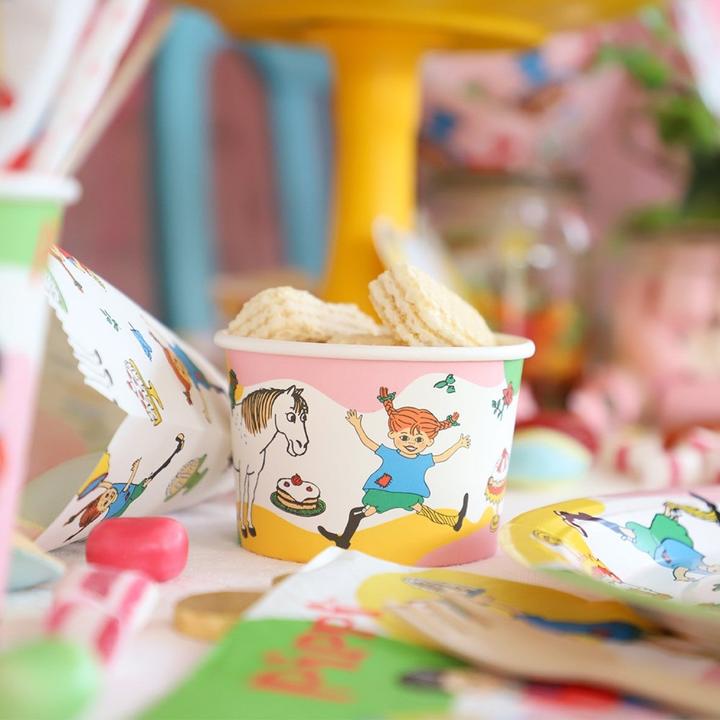 Image du produit Haza Witbaard Fifi Brindacier: Gobelet à glace - 8 Pièces (8 x)