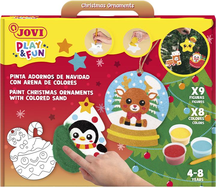 Actual product image Jovi Play&Fun Sand Painting Kit Christmas