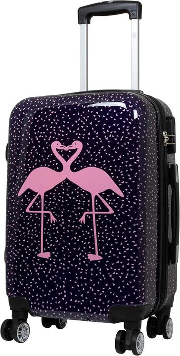 Actual product image Trendyshop365 3-teiliges Hartschalen-Kofferset mit Flamingo-Motiv (94 l)