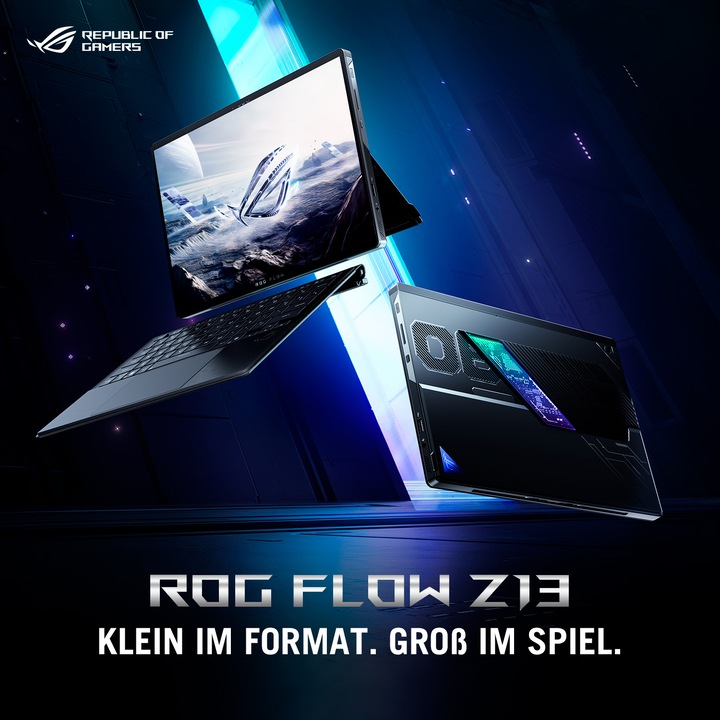 Actual product image ASUS ROG Flow Z13 (13.39", AMD Ryzen AI Max+ 395, 32 GB, 1000 GB, DE)