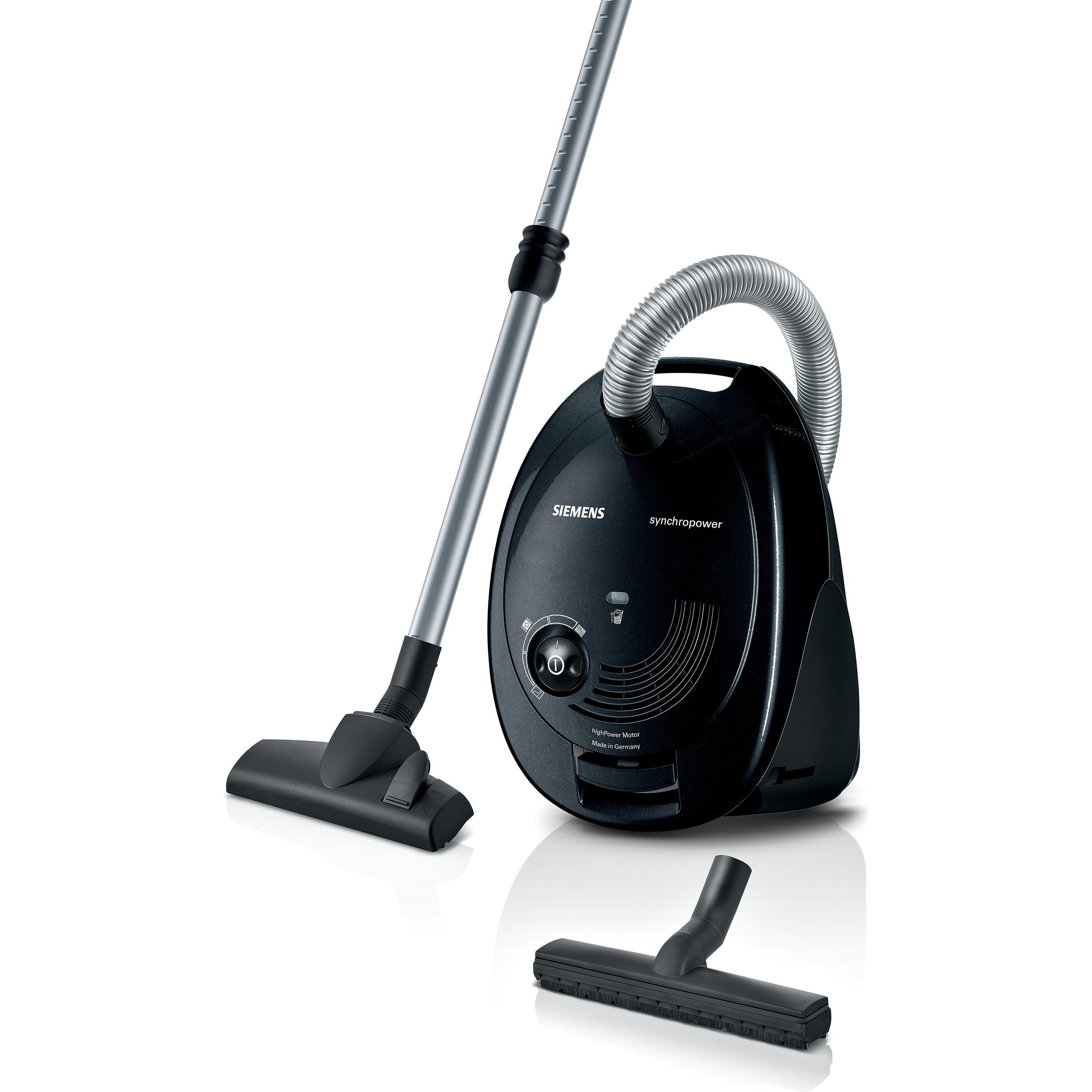 Siemens Vs06a212, Staubsauger, Schwarz