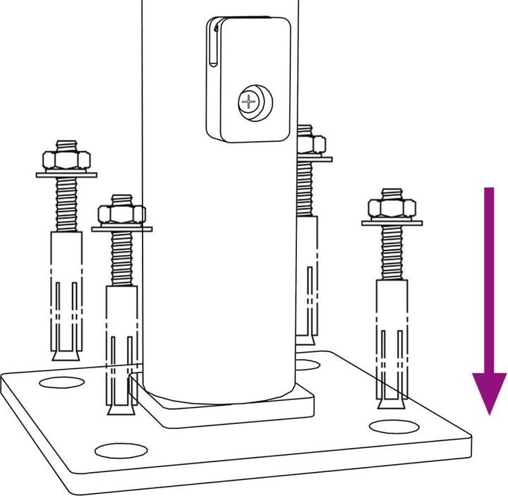 Produktbild vidaXL Maschendrahtzaun