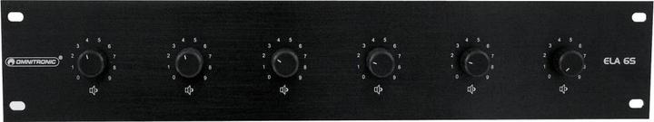 Immagine prodotto Omnitronic ELA 6SZonen LSRegler sw