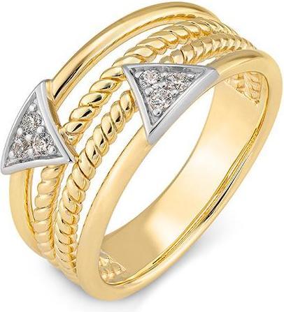 Produktbild Breuning RING - BRILL. 0,12 Ct. H/si (58, 750/18 K Gold)