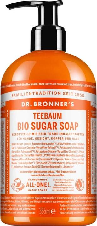 Actual product image Dr. Bronner's sugar soap (Liquid soap, 1900 ml)