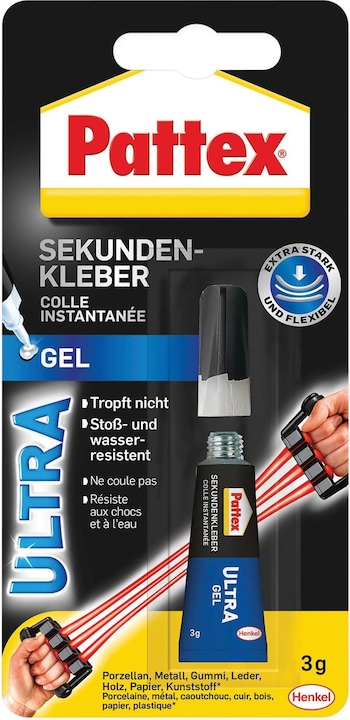 Pattex Sekundenkleber Ultra Gel Mini Trio (1 g)