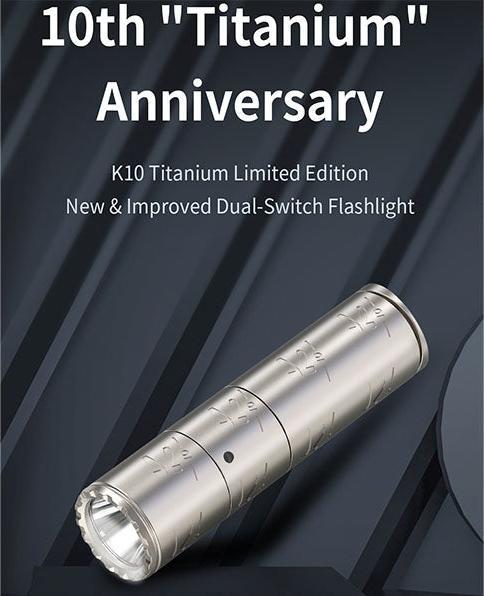 Actual product image Klarus K10, 1,200 lumen (9.80 cm, 1200 lm)