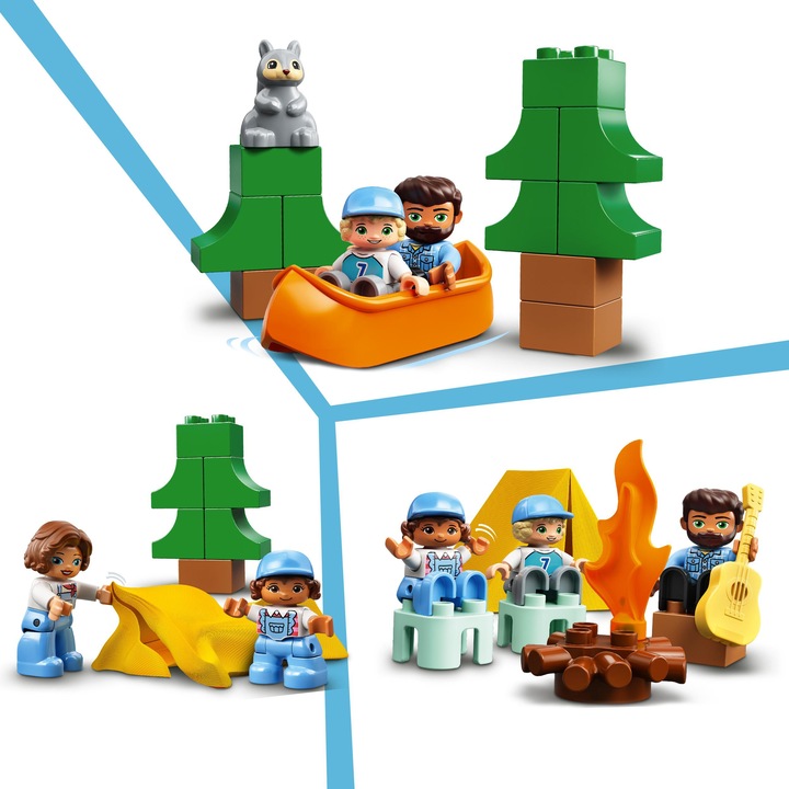 Produktbild LEGO Familienabenteuer mit Campingbus (10946)