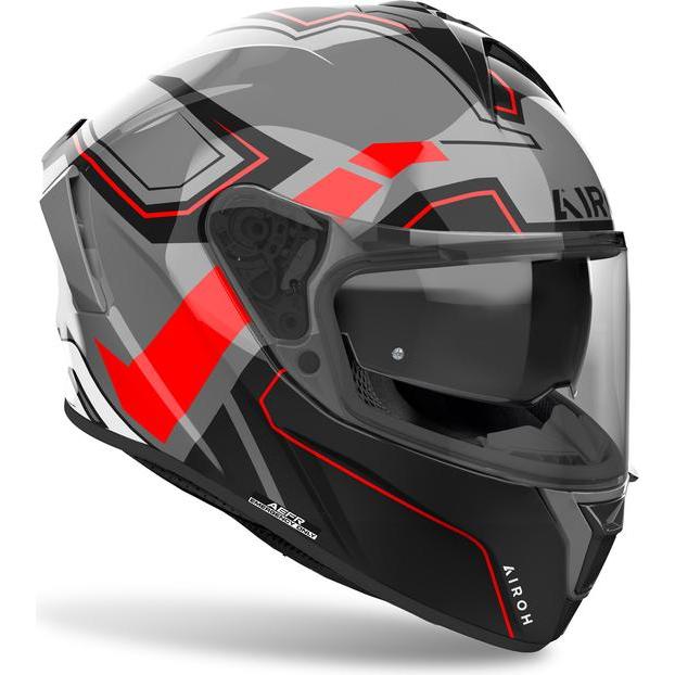 Airoh, Casco da moto, Spark 2 Dart Rot glänzender Helm (XS)