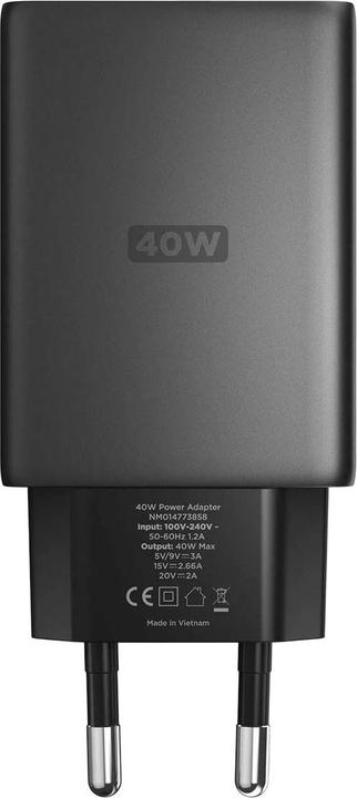 Immagine prodotto Nomad Slim Wall Charger 40W EU black (40 W)