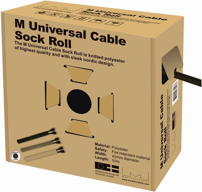 Actual product image Multibrackets M Universal Cable Sock Roll 40 mm x 50 m (Cable conduit, 5000 cm)