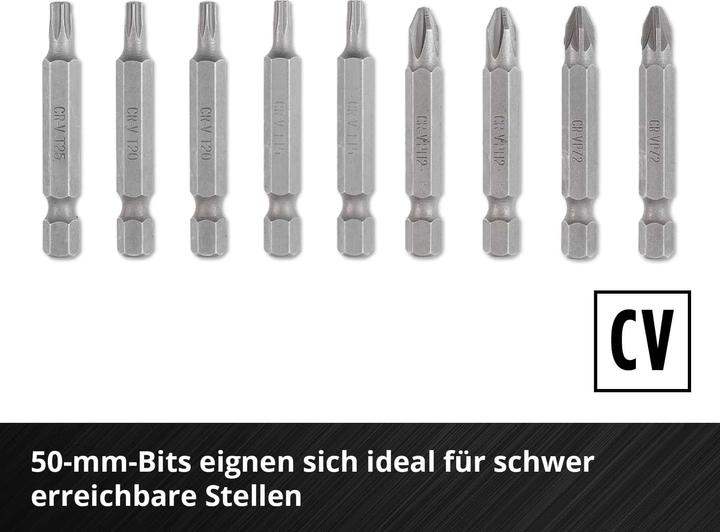 Actual product image Einhell Bit-Set, 108613, S-CASE, 28-teilig (50 mm, 25mm, 1/4")