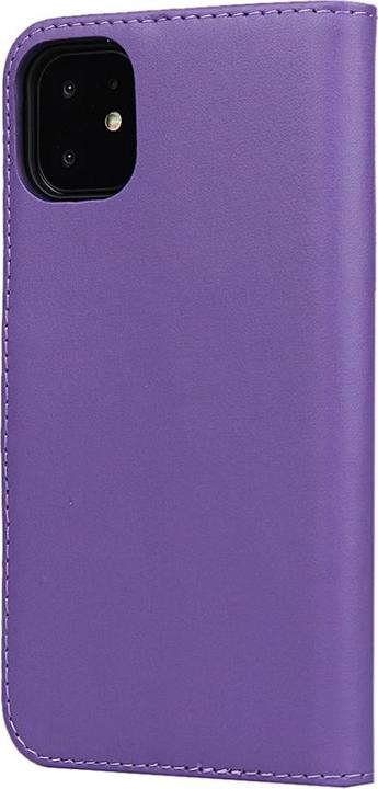 Image du produit Ueli Express iPhone 11 Etui en cuir véritable avec porte-carte Violet (Apple iPhone 11)