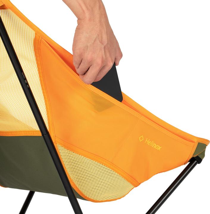 Actual product image Helinox Sunset Chair Flame Multi Block