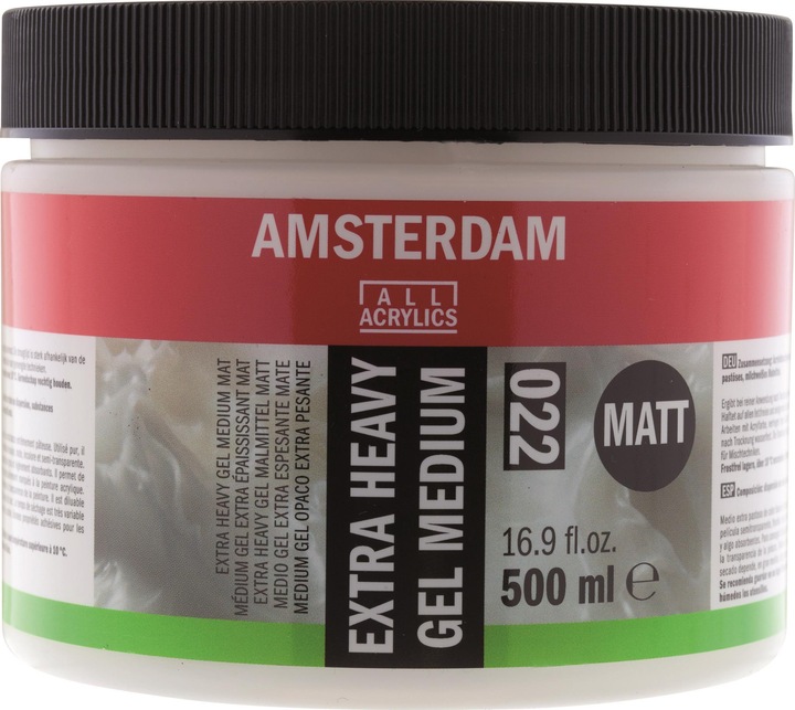 Amsterdam Extra Heavy Gel Malmittel matt 022 500ML