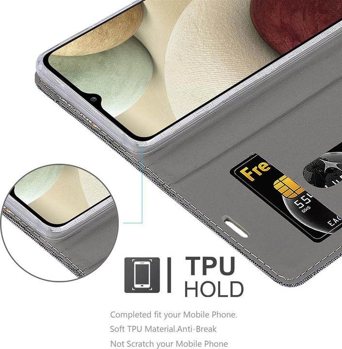 Productafbeelding Cadorabo Boek Jeans Optiek Cover (Samsung Galaxy A12, Samsung Galaxy M12)