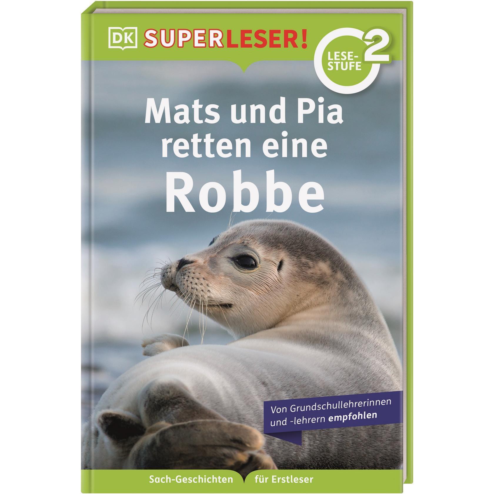 SUPERLESER! Mats und Pia retten eine Robbe, Libro per bambini di Sabine Frank