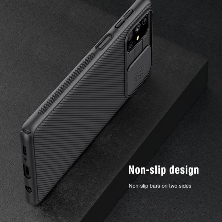 Productafbeelding Nillkin CamShield hoesje voor Samsung Galaxy M51 (zwart) universeel (Samsung Galaxy M51)