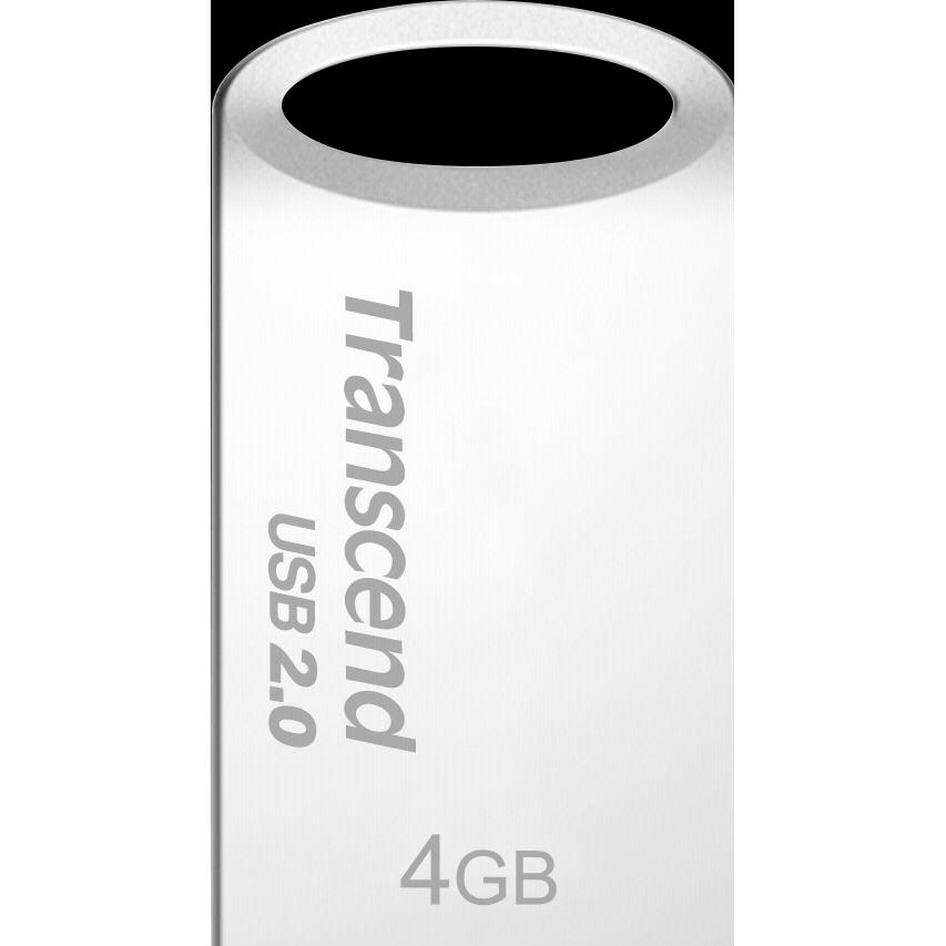 Thumbnail - Transcend JetFlash 510 4GB USB 2.0 (4 GB, USB 2.0), USB Stick, Silber