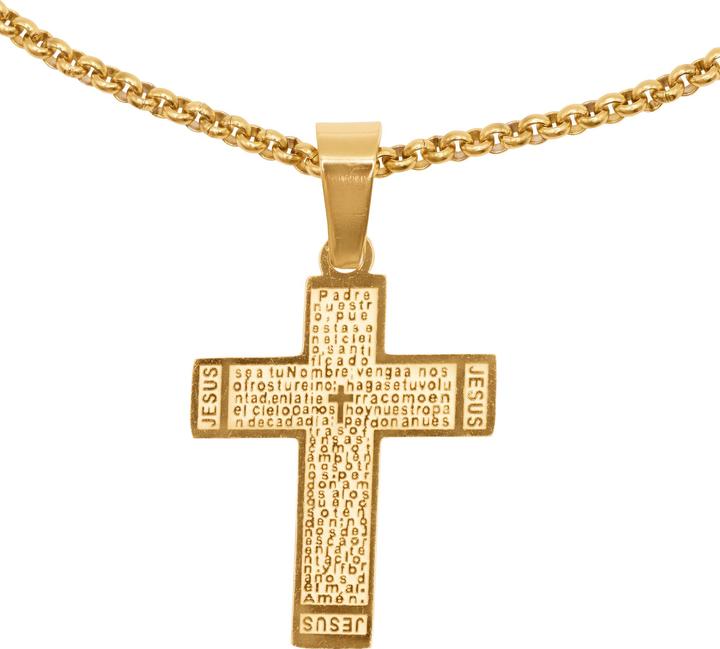 Image du produit Heideman Crucis doré (100% acier inoxydable)