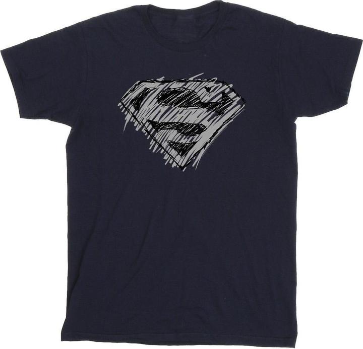 Immagine prodotto Superman Logo Sketch Maglietta Uomo (XXL)