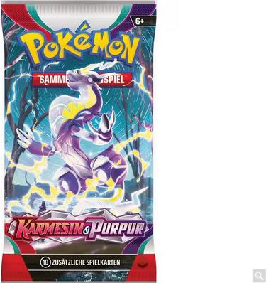 Produktbild Pokémon Pokemon KP01 Karmesin&Purpru Booster (Deutsch, Booster Pack)