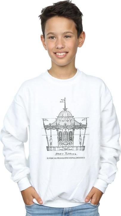 Produktbild Disney Mary Poppins Carousel Sketch Sweatshirt Jungen (152, 158)