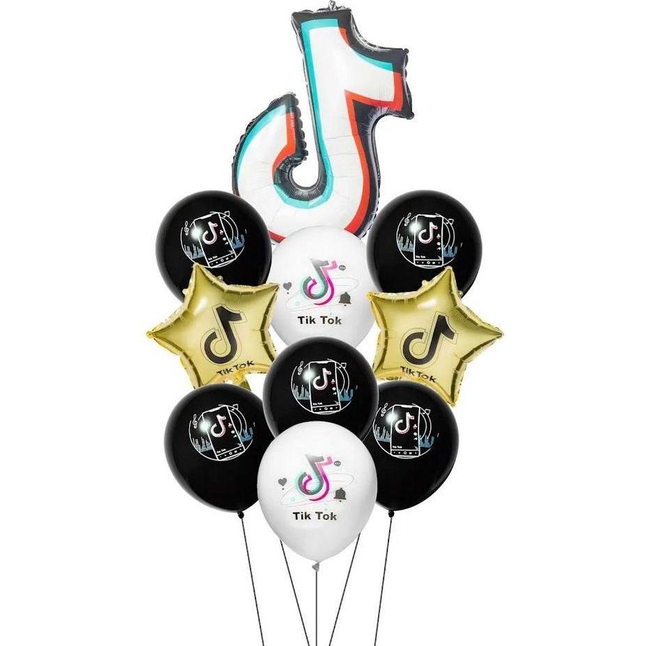 Mk Trade Tik Tok Mix Ballons (10 x) (37152317)