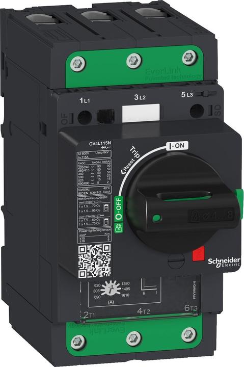 Actual product image Schneider Electric GV4L Mag 80A 50kA Elink