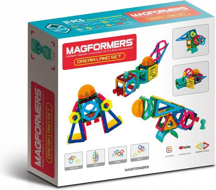 Produktbild Magformers Drea Land Magnetblöcke 31 Elemente